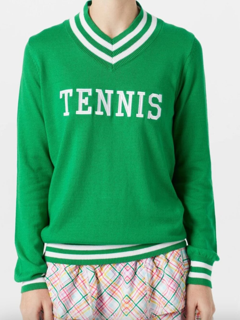 Bubble Hatton "Tennis" Green Sweater L